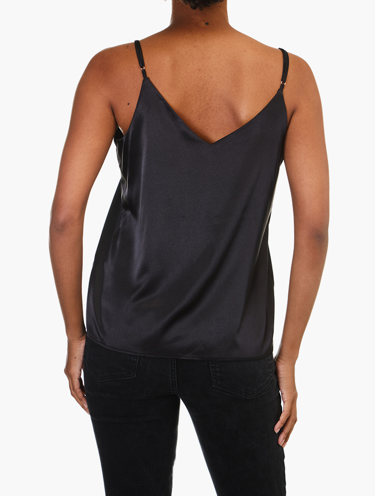 MyRunway | Shop RFO Black V-Neck Sleeveless Camisole Top for Women